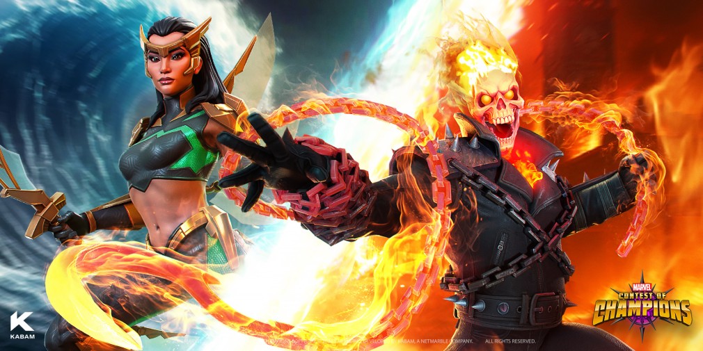 Marvel Contest of Champions погружается в водную стихию с новым персонажем Волной и переработкой Призрачного гонщика