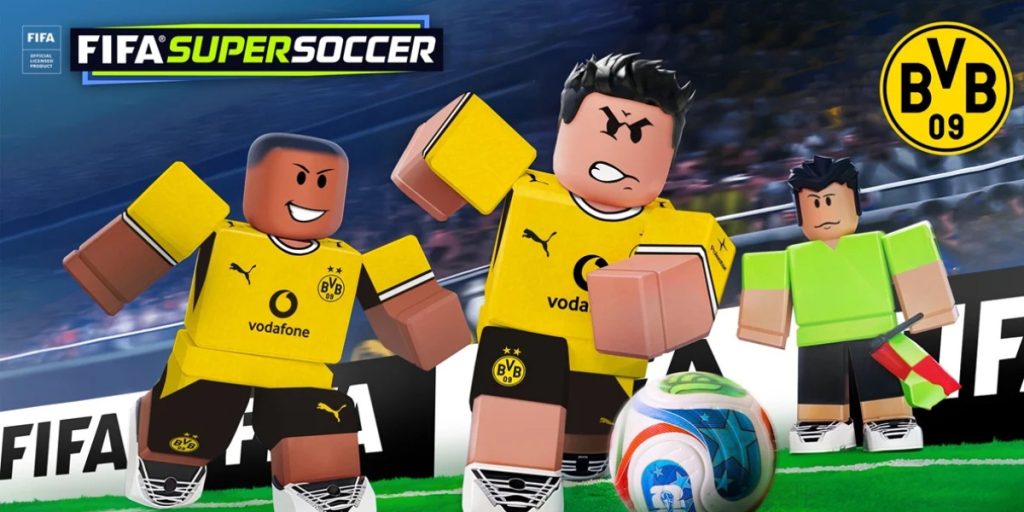 Gamefam объединяется с дортмундской «Боруссией» для FIFA Super Soccer на Roblox