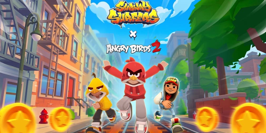 Subway Surfers отметит 14-летие первым кроссовером с Angry Birds