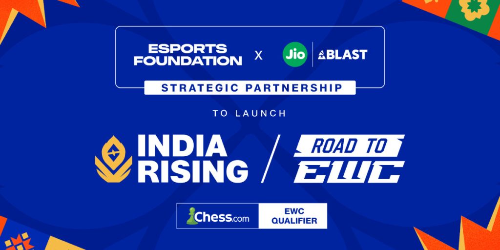 Esports Foundation и JioBLAST запускают программу India Rising для отбора на Esports World Cup