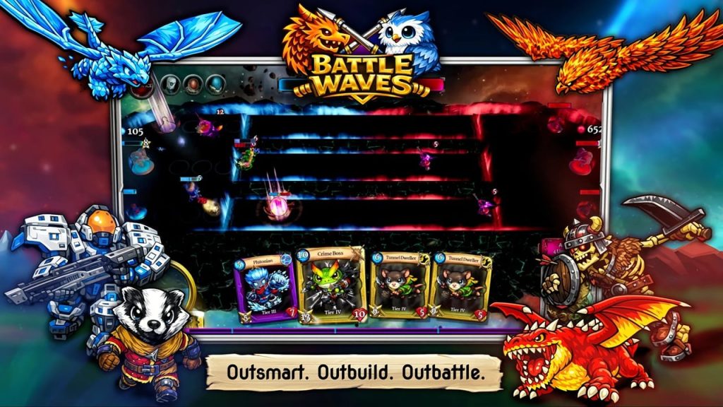 Battle Waves: Mobile открывает предрегистрацию на Android с множеством карточных тактик!