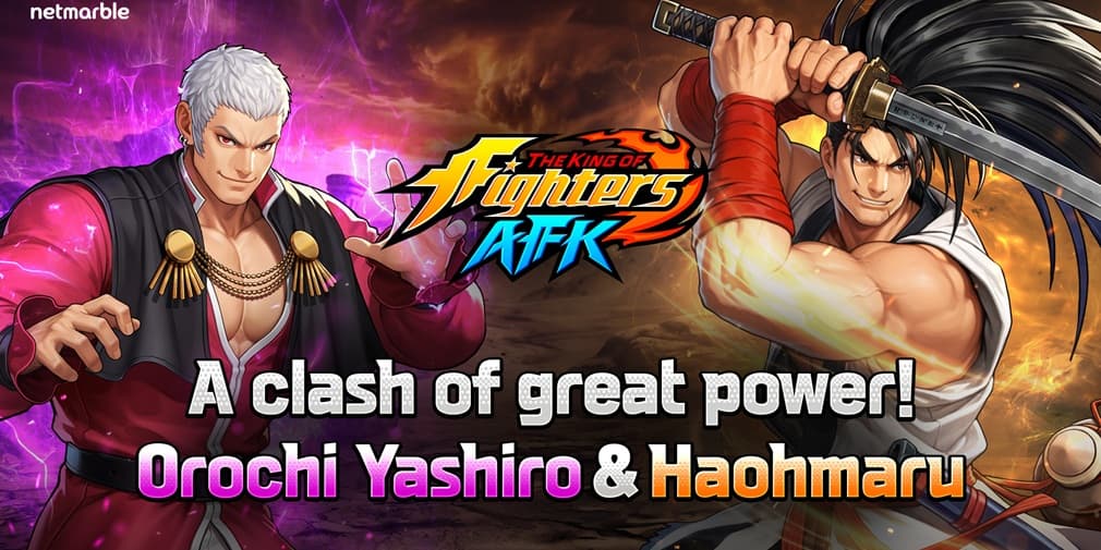 King of Fighters AFK представляет двух новых бойцов, включая кроссовер-персонажа Хаомару