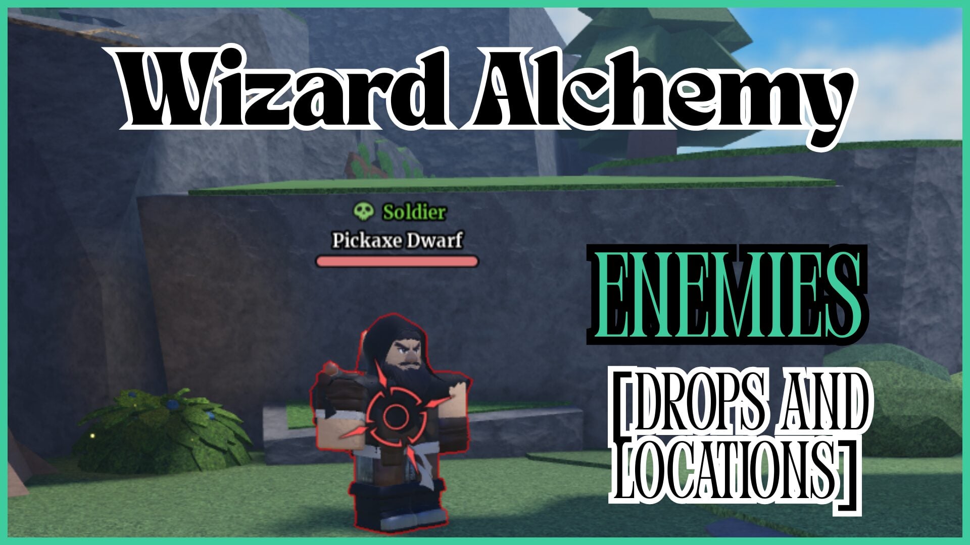 Все выпадения с врагов и локаций в Wizard Alchemy