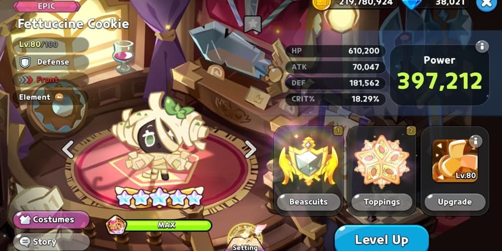 Гайд по Cookie Run Kingdom: лучшие топпинги и бисквиты для Fettuccine Cookie
