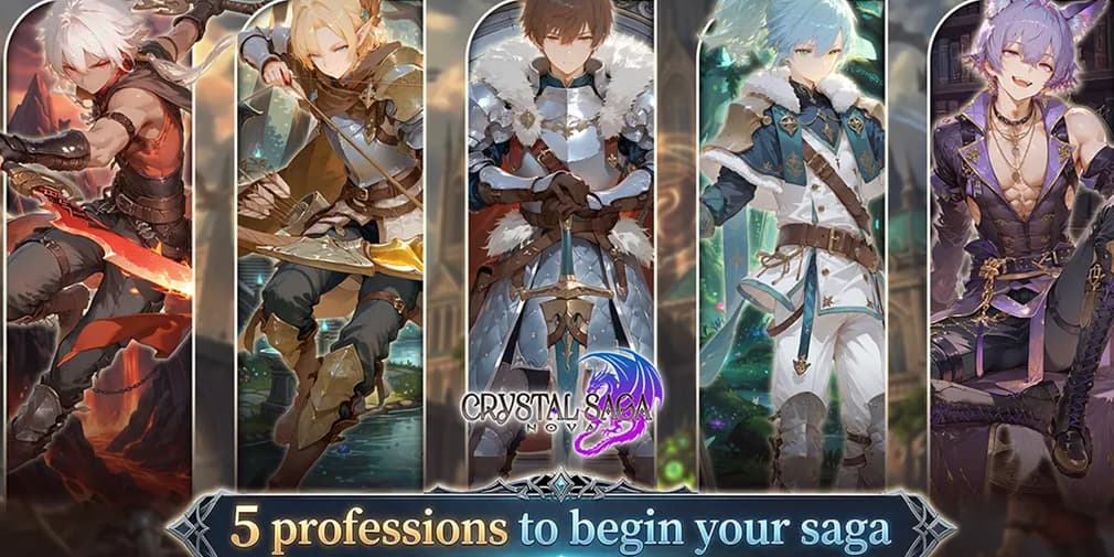 Crystal Saga Nova — новая аниме-стилизованная MMORPG, которая выйдет на мобильных устройствах