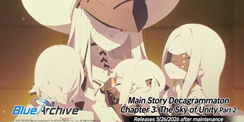 Blue Archive выпускает масштабное обновление Ex. Decagrammaton Chapter Three