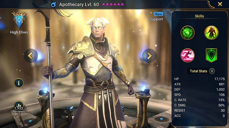 Raid: Shadow Legends — Гайд по Apothecary