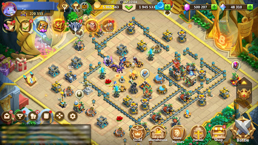 Castle Clash — Прокачка и ресурсы
