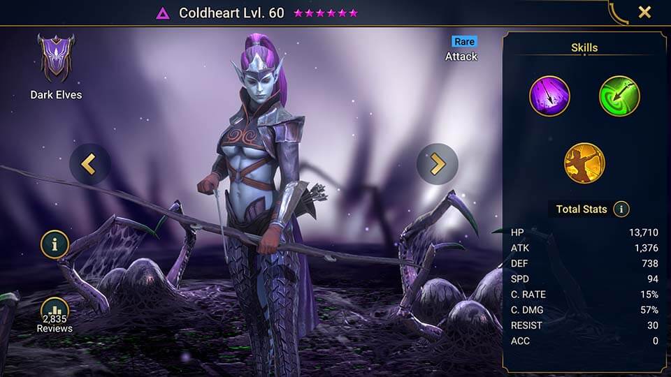 Raid: Shadow Legends — Гайд по Coldheart