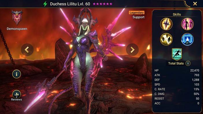 Raid: Shadow Legends — Гайд по Duchess Lilitu