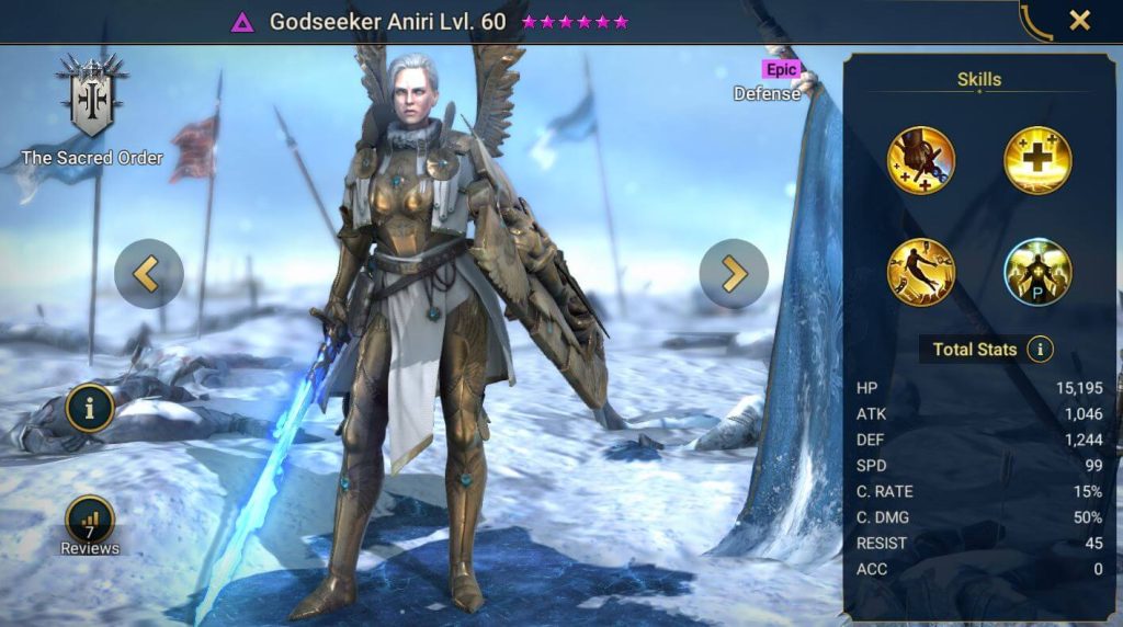 Raid: Shadow Legends — Гайд по Godseeker Aniri