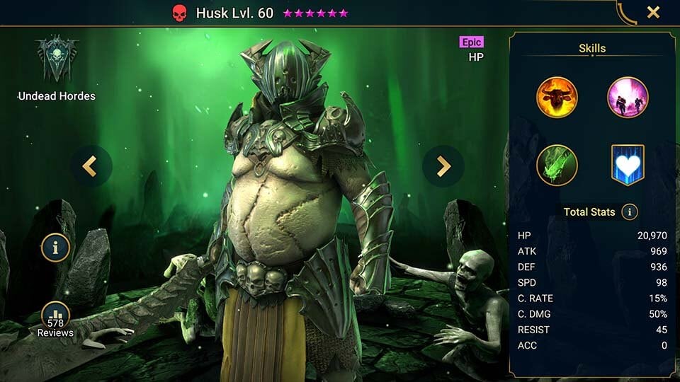 Raid: Shadow Legends — Гайд по Husk