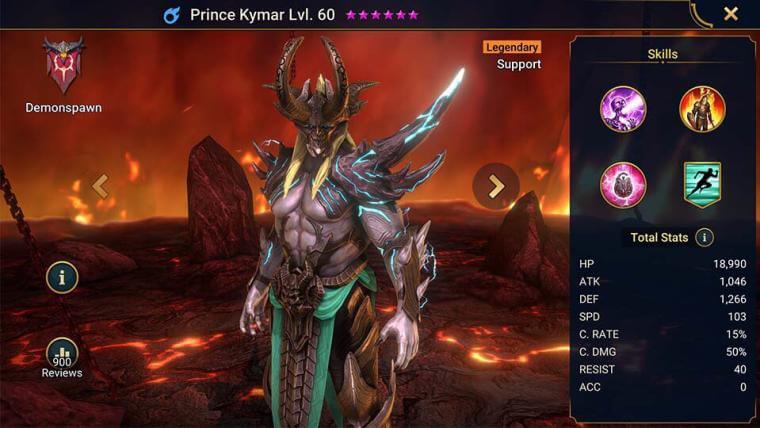Raid: Shadow Legends — Гайд по Kymar