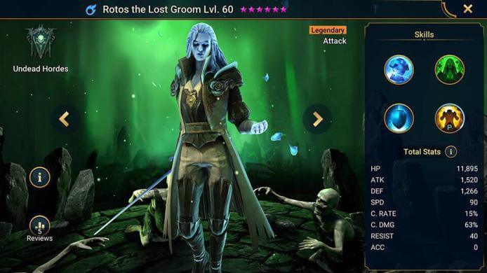 Raid: Shadow Legends — Гайд по Rotos the Lost Groom