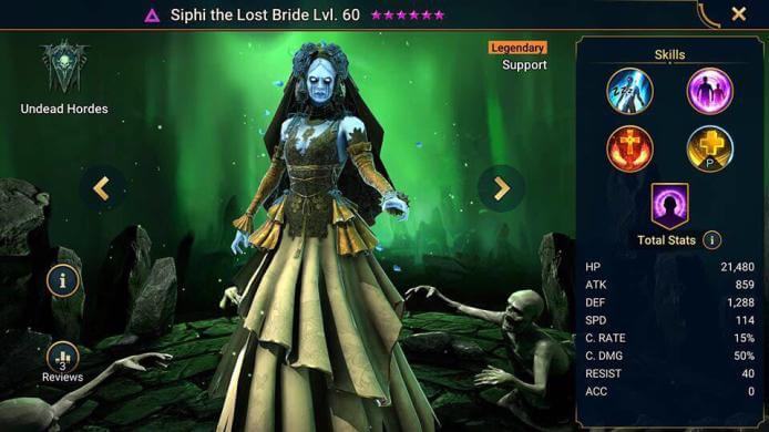 Raid: Shadow Legends — Гайд по Siphi the Lost Bride