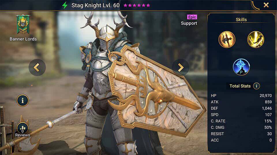 Raid: Shadow Legends — Гайд по Stag Knight