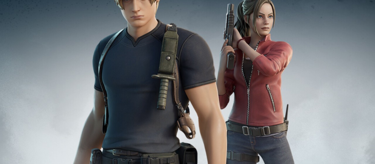 Леон Кеннеди и Клэр Редфилд из Resident Evil решили отдохнуть от зомби в Fortnite
