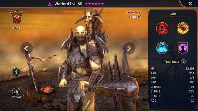 Raid: Shadow Legends — Гайд по Warlord
