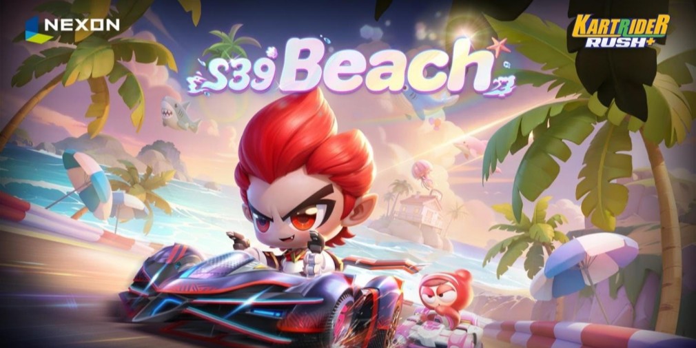 KartRider Rush+ встречает лето с пляжным обновлением 39-го сезона
