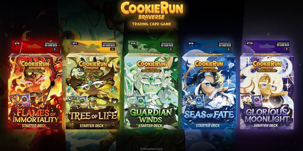 CookieRun: Braverse выпускает пять новых стартовых колод для быстрого старта