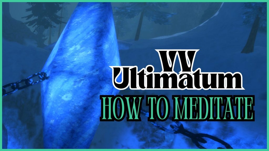 Как медитировать в VV Ultimatum [Холлоу, Куинси и Синигами]