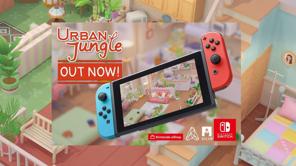 Уютный пазл-симулятор с комнатными растениями Urban Jungle выходит на Nintendo Switch