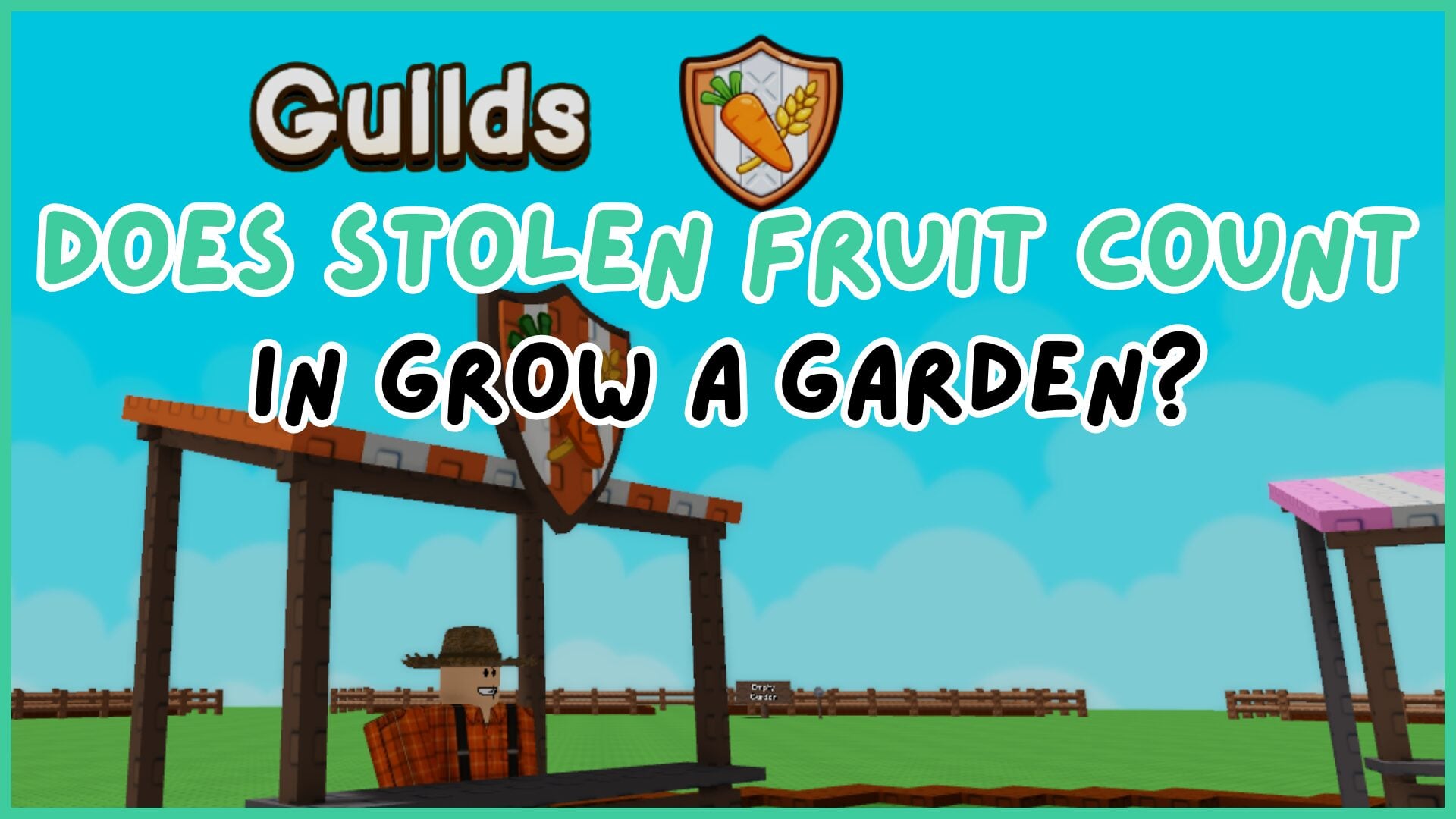 Влияет ли украденный урожай на гильдейские килограммы в Grow a Garden 2?