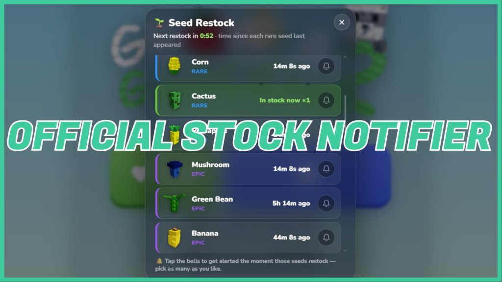 Официальный уведомитель о пополнении в Grow a Garden 2 – НЕ ПРОПУСТИТЕ СУПЕР-ФРУКТЫ!