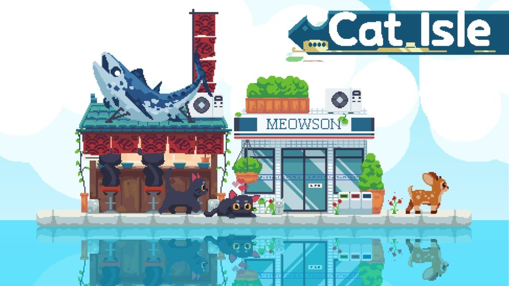 Cat Isle — пиксельный градостроительный симулятор про котиков выходит в Steam в следующем месяце