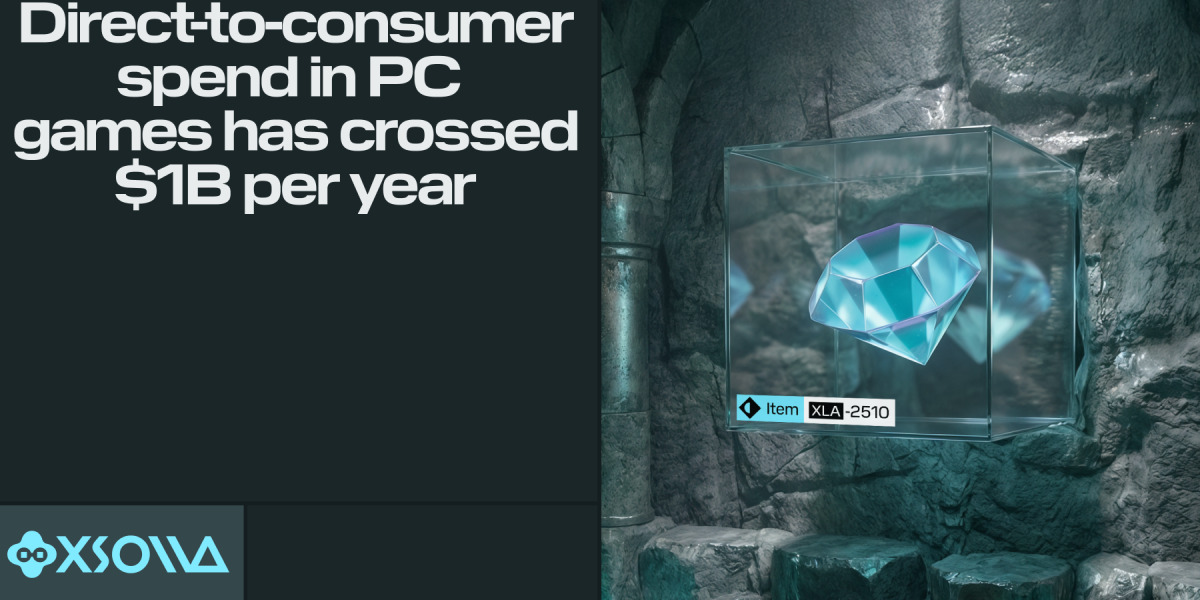 Данные Xsolla: прямые продажи ПК-игр потребителям превысили $1 млрд в 2025 году