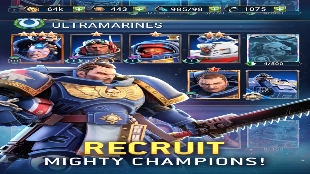 Warhammer 40k Tacticus campaign squad