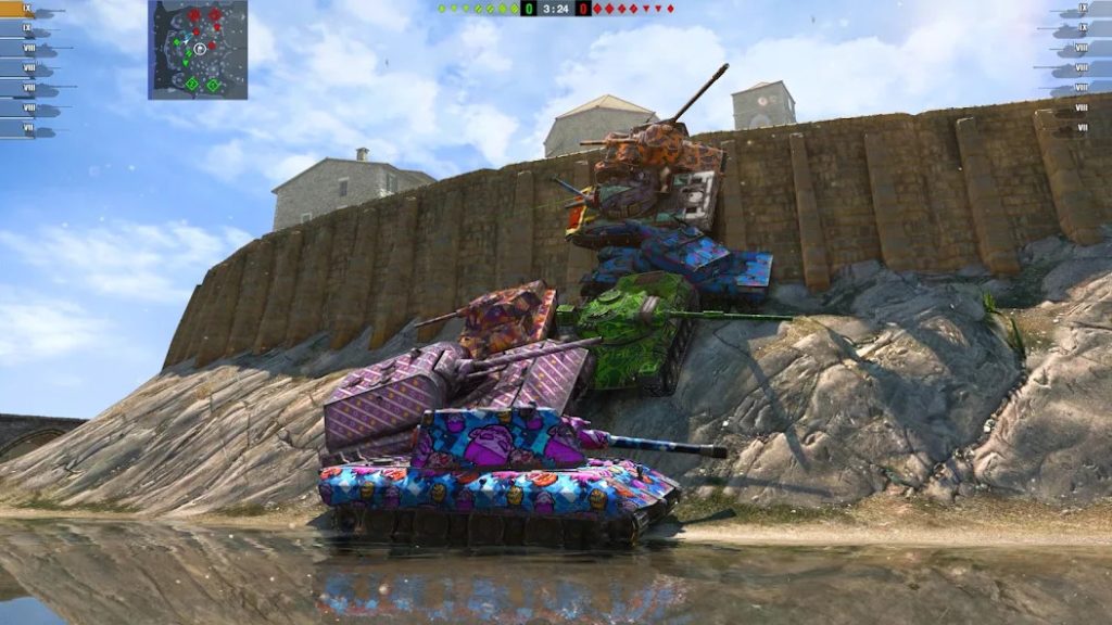 Стратегия защиты базы при численном превосходстве. World of Tanks Blitz