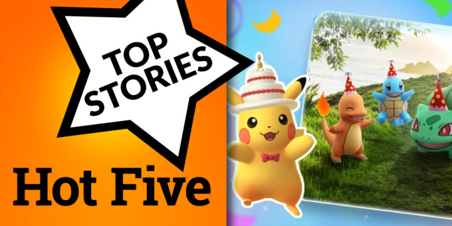 Hot Five: 10 лет Pokémon Go, Bold Games привлекает $6 млн, а Xbox сокращает 3200 сотрудников