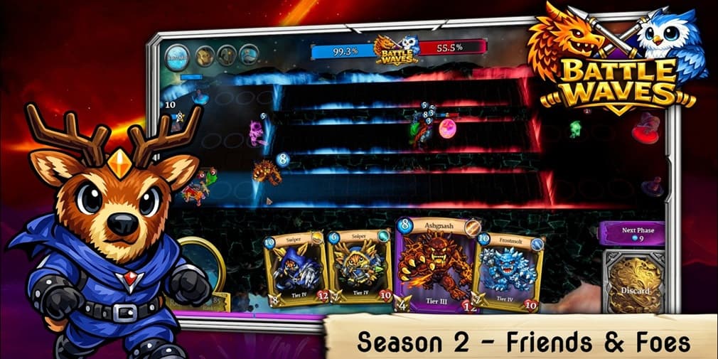 Второй сезон Battle Waves: Mobile позволяет бросать вызов друзьям и надевать шляпы друг на друга