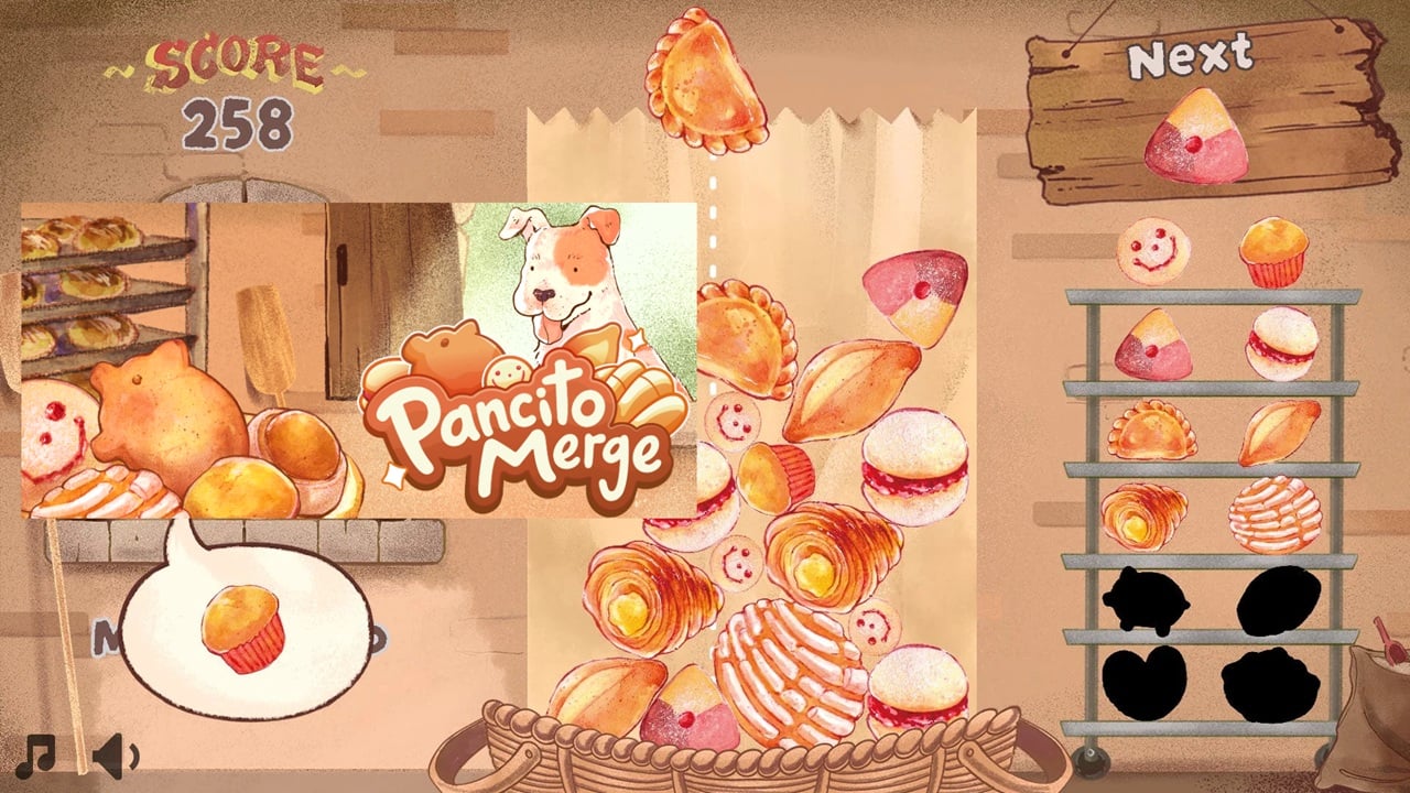 Игра в стиле Suika — PancitoMerge выходит на Android с мексиканской выпечкой