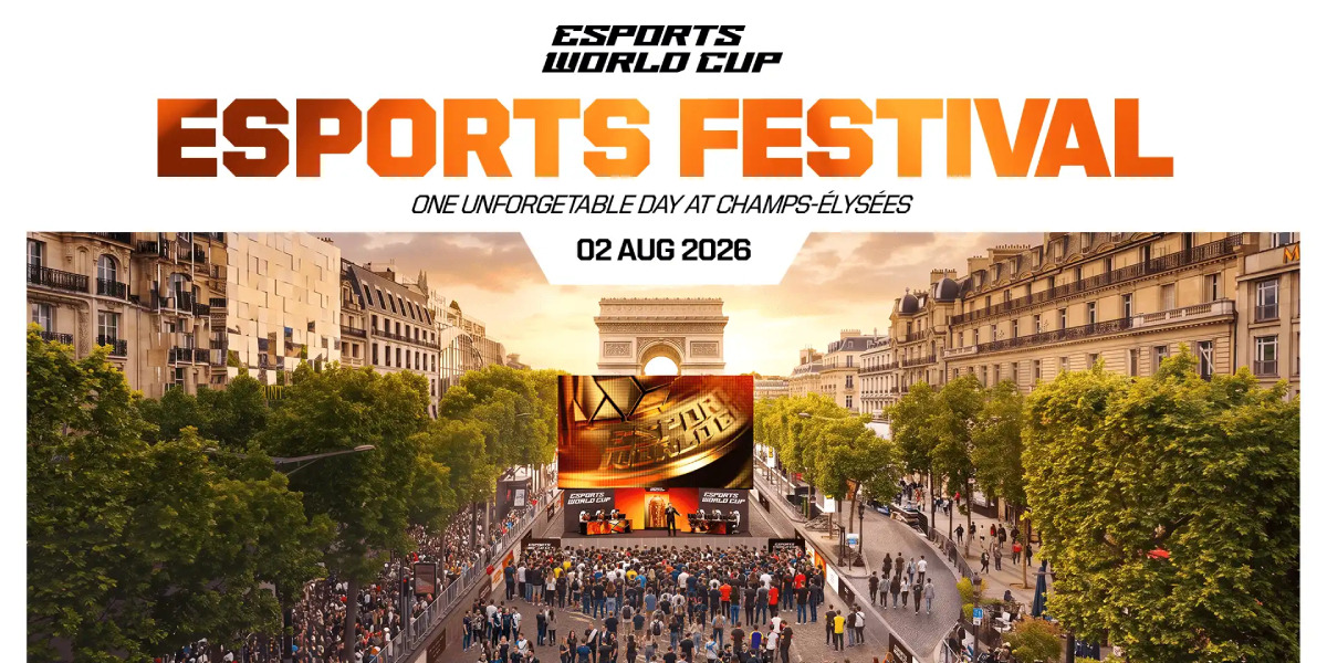 Esports World Cup превратит Елисейские поля в бесплатный игровой фестиваль