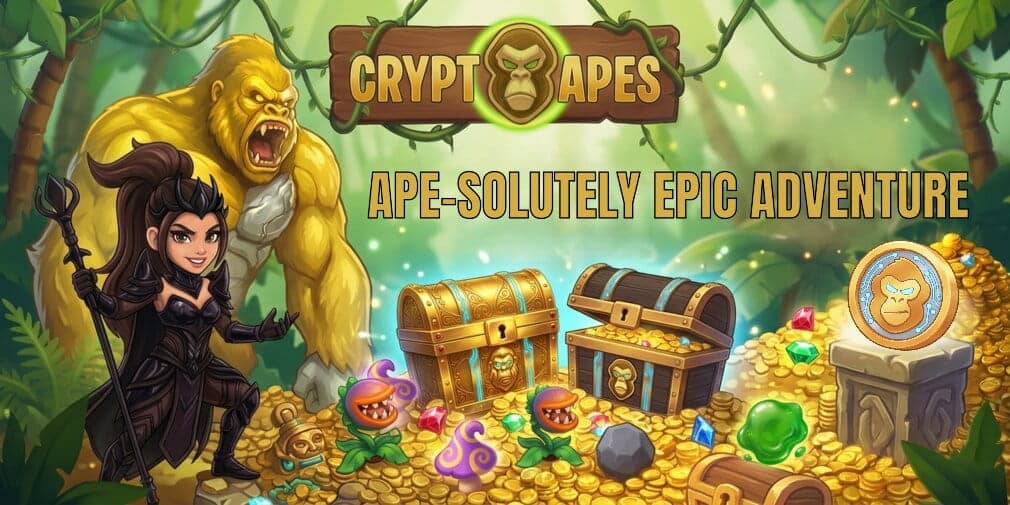 Crypto Apes: Обезьяньи проделки в новом паззле от GRANDLIFE