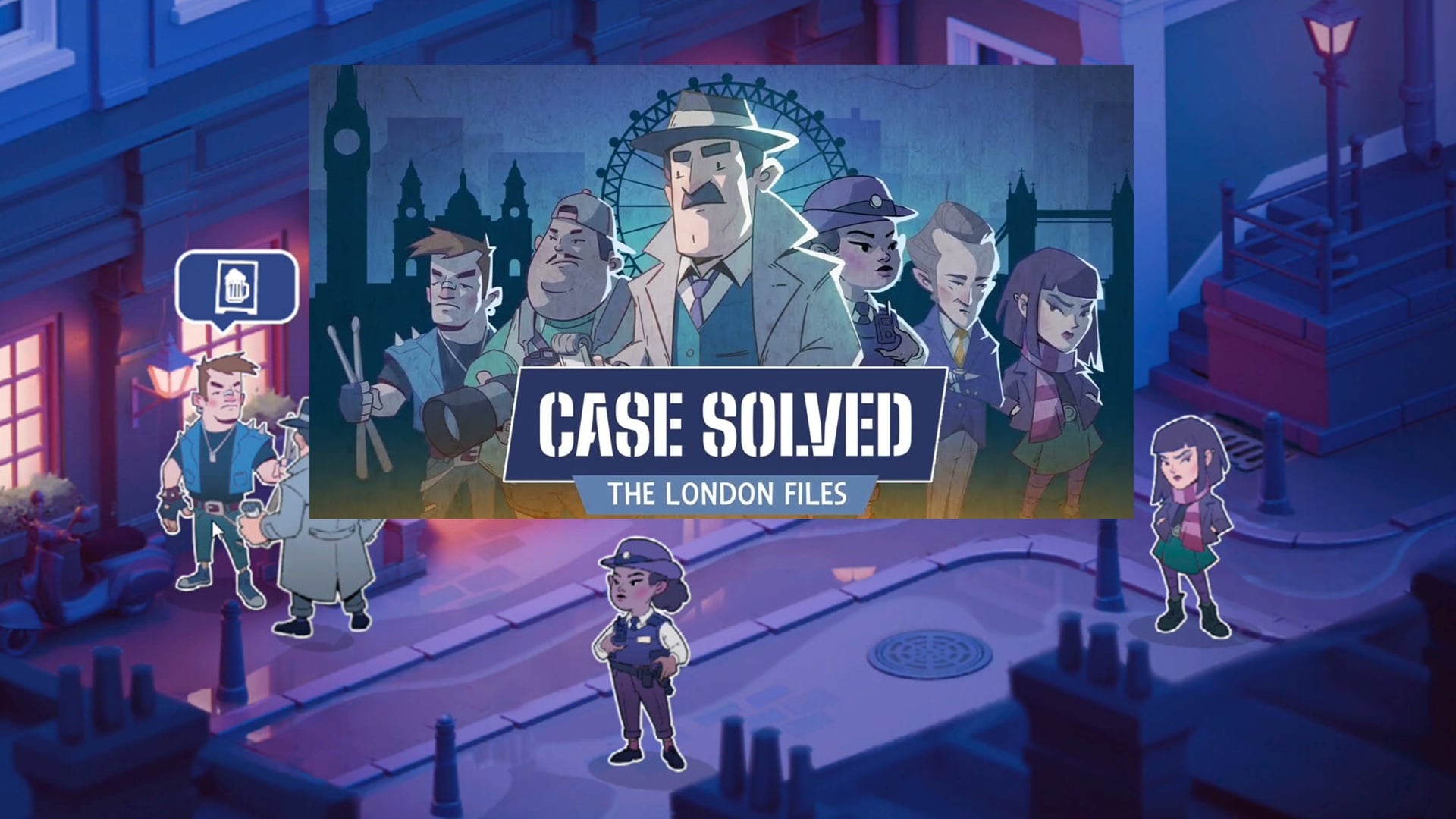 Уютный нуарный детектив Case Solved: The London Files вышел на Android