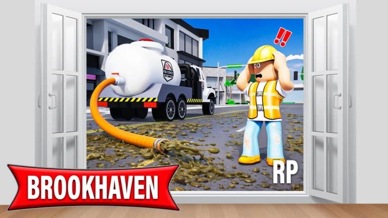 Как правильно разыгрывать сцену эвакуации при пожаре. Brookhaven RP. Roblox