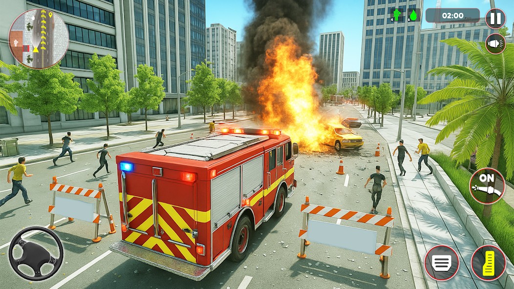 City Rescue Fire Truck 3D Game