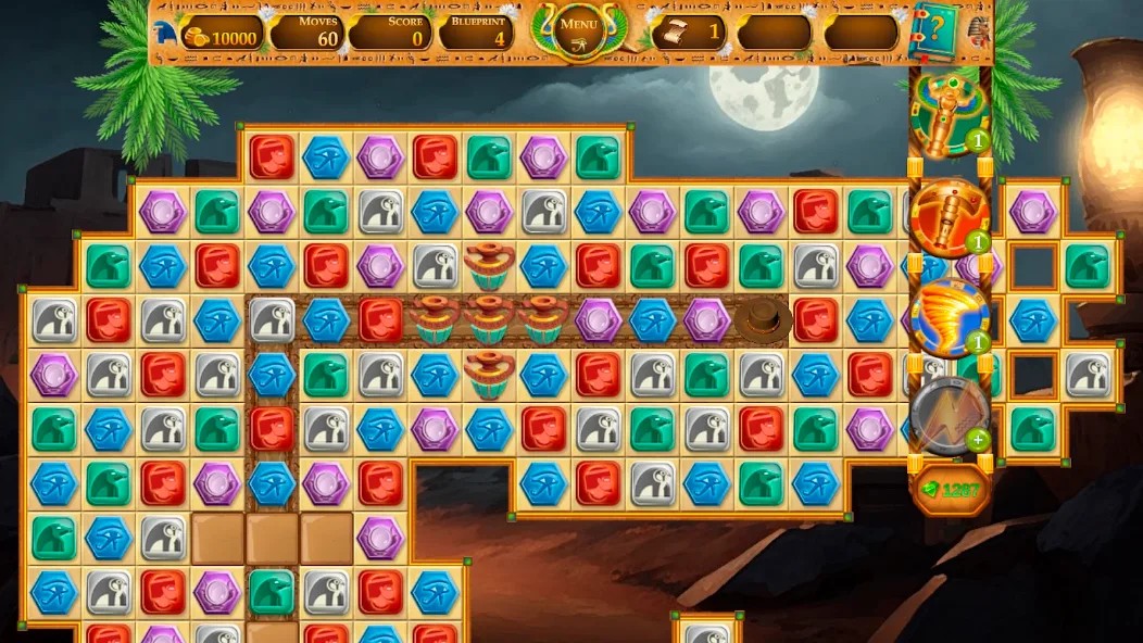 Египет Match3 Древние реликвии