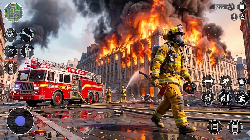 Fire Truck Duty Rescue Mission