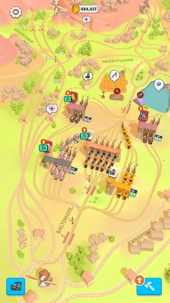 Rail Master Tycoon: Idle Поезд