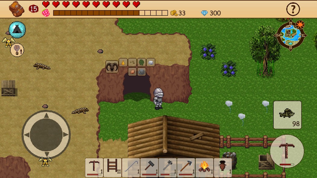Survival RPG: Открытый Мир 2D