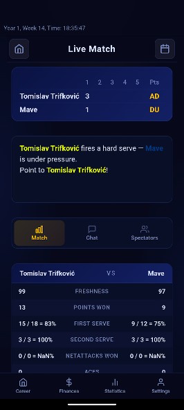 теннис менеджер