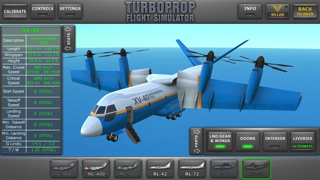 Turboprop Flight Simulator