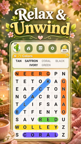 Word Search Nature Puzzle Game