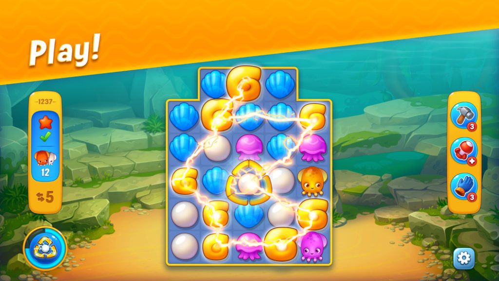Fishdom для детей — настройки. Fishdom
