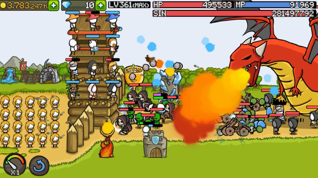 Быстрый старт: как пройти первые 100 волн. Grow Castle