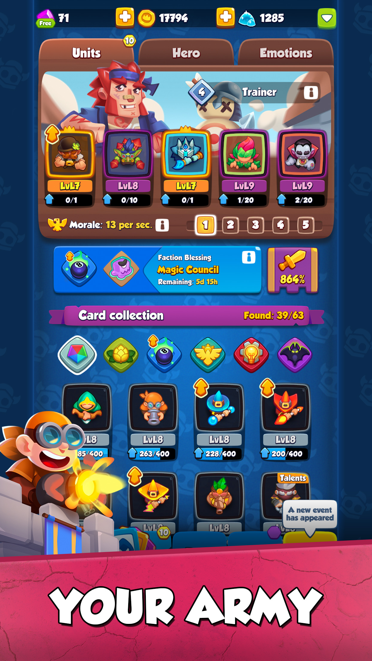 Как пройти 1-10 уровни PvP без поражений. Rush Royale